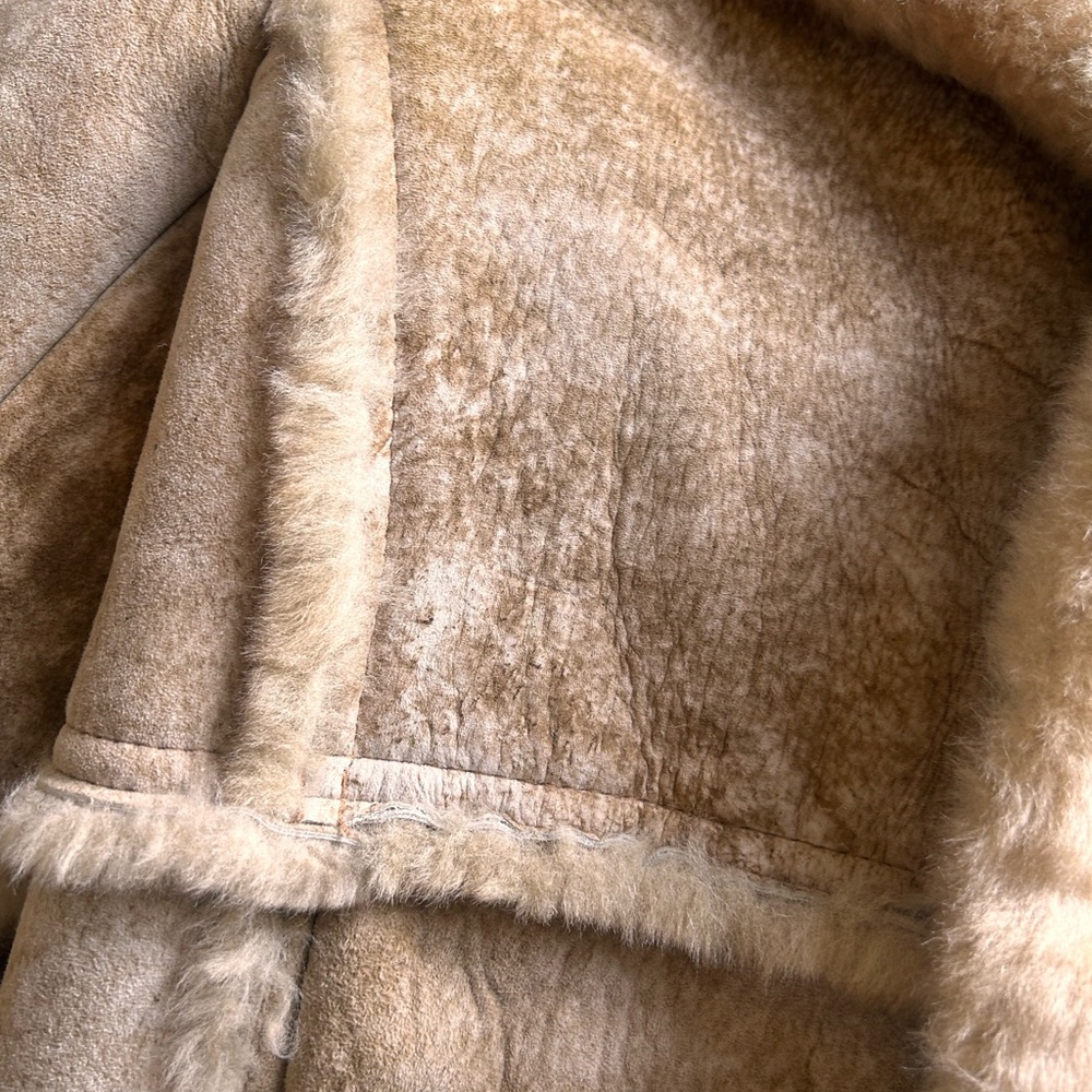 Vintage shearling Marlboro man coat Size 42 Size Large - Picture 7 of 10
